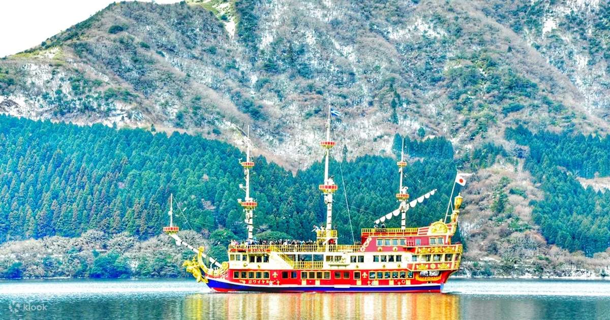 Mount Fuji, Hakone, Kamakura Day Trip | Hakone Pirate Ship, Aerial